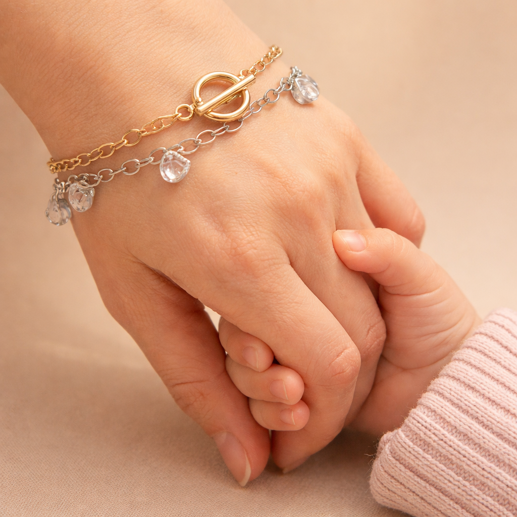 Bracelet délicat cœur – Idée cadeau